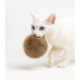 HOLYCAT 猫 おもちゃ ボール 猫のおもちゃ コロコロ 天然 無着色 天然ラビットファー毛玉 滅菌済み ふわふわ柔らか 大きめサイズ 静音設計 隙間に入りにくい 運動不足解消 ストレス軽減 豊容 嗅覚用 知育 猫遊び 子猫 成猫 高齢猫 猫用キックおもちゃ 猫 かみかみ おもちゃ