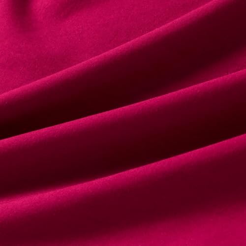 Image of Body Pillow Pillowcase with Zipper 1 piece,Wine Red,20 inchx54 inch