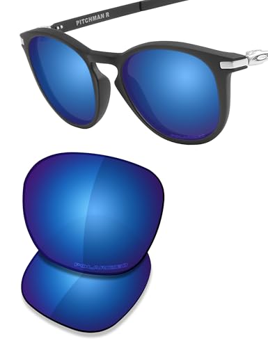 Image of SAUCER Premium Replacement Lenses & Earsocks for Oakley Pitchman R OO9439 Sunglasses