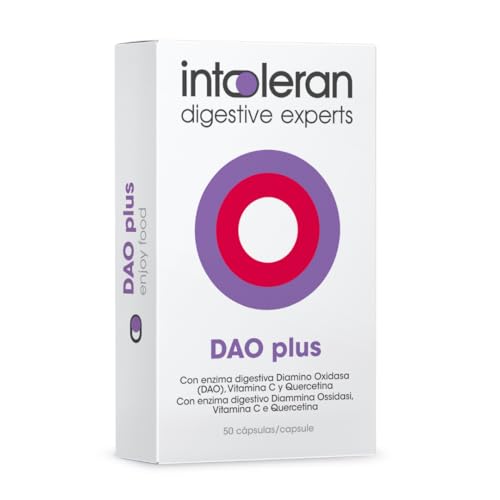 Intoleran DAO Plus Enzimas Digestivas - 50 cápsulas