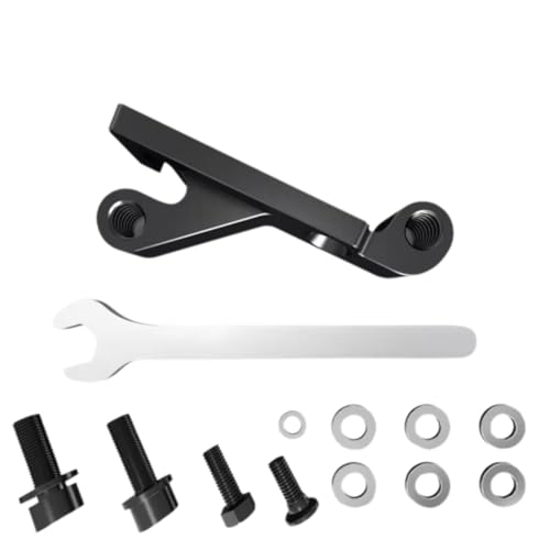 Asuinxurr is-Halterung auf Flat Mount Fahrradbremsadapter 160 180 mm Rotorbremssatteladapter für Rahmengabel Fahrradzubehör