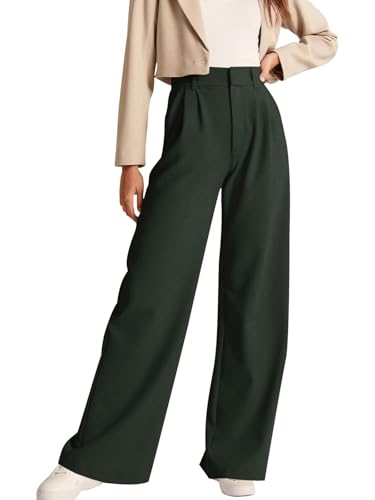 Image of NIMIN High Waisted Work Pants for Women Business Casual Outfits 2026 Office Dress Pants Trousers with Pockets