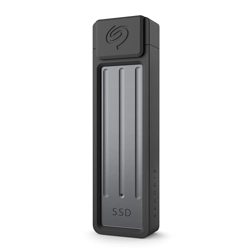 Image of Seagate Ultra Compact 2TB, Portable SSD, 1000MB /s, USB-C, USB 3.2 Gen2, IP54 Water Dust and 3m Drop Resistant, Windows /Mac /iPhone /iPad /Android Phone /Tablet /PS4 /PS5 /Xbox Compatibility (STMX2000400)