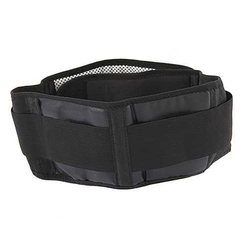IWOWHERO Thermal Wasit Pad Heat Therapy Hyperthermia Therapy Magnetic Therapy Waist Belt Thermal Waist Support Back Waist Support Belt Self Heating Waist Belt Self Heating Wasit Belt Black