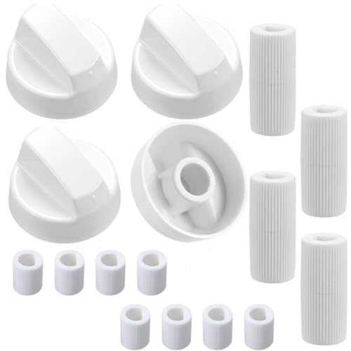 Bouton Plaque de Cuisson,4pcs Boutons de Commande Universels,Bouton de Cuisinière,Bouton pour Réchaud à Gaz,pour Presque Toutes Les Cuisinières,Plaques de...