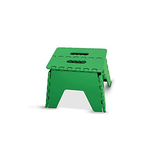 ADMOS Marchepied pliable avec matériaux lourds pour une longue durée de vie, tabouret antidérapant pour enfants et adultes,Tabouret de cuisine,Marchepied pour enfants (taille S, vert)