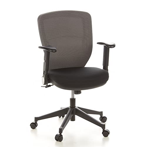 Preisvergleich Produktbild hjh OFFICE Bürostuhl / Drehstuhl Traffic 10 Netzstoff grau / schwarz
