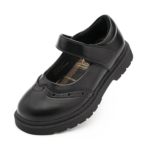 Stelle Girls School Uniform Shoes Mary Janes Flats Dress Shoes Ch...