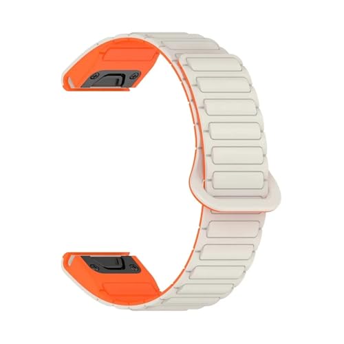 20 22 26mm QuickfitVJQxgɓKGarmin Fenix 8 7X Pro 6X 6 5X Plus Enduro3 Epix Pro(Starlight orange,QuickFit 26mm)