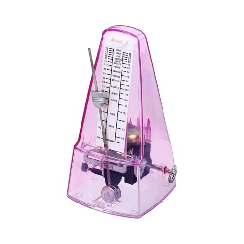 Métronome mécanique transparent pour cours de guitare et piano