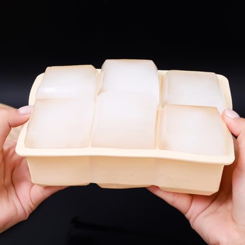Molde de silicona para cubitos de hielo con tapa miniatura 4