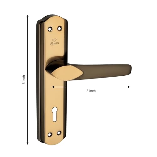 Image of Alwin Gem BG 7 inch Mortise lockset with Single Action 2 Keys, 6 levers Lock Body for Both Right /Left Hand Door, Ideal for Main Door, Bedroom, Living Room, Bathroom and Kitchen Doors or Offices.