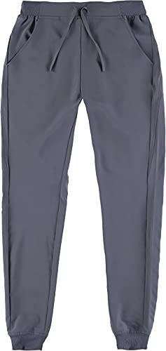 WORKTEAM Pantalón Sanitario Mujer, Tejido Elástico. Uniforme Sanitario, Médico, Enfermera, Dentista, Estética, Veterinaria. Mujer Gris Oscuro M