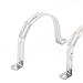 Ruilogod Rigid Conduit 2-Hole Pipe Straps Clips Clamps 4pcs for 90mm Dia Tube (id: f9c 04f c3a a80 88d