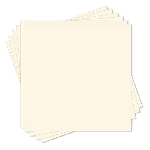 Cream Cardstock 12x12 Goefun Ivory Card Stocks 80lb Heavy Weight Paper for Printing Invitations Scrapbook Artworks and Crafting Photo Albums 24 Pack