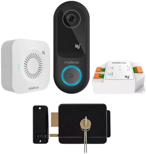 Video Porteiro Smart Inteligente Wireless Campainha Interfone Wi ...