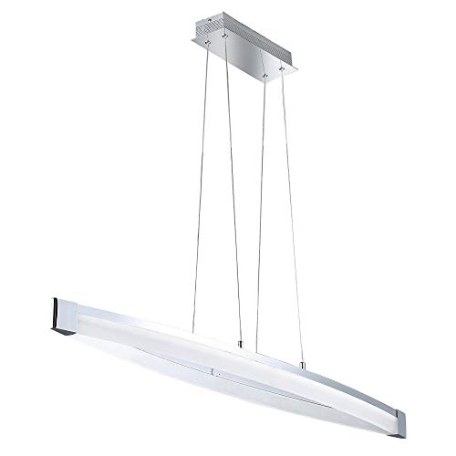 WOFI Lampada a Sospensione LED Vannes cromo