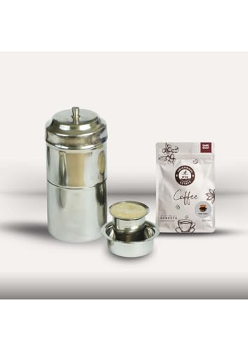 Image of Vaishnavi Estate's Original 100% Pure Dark Roast Robusta Coffee | Fine Grind | Dark Roast | Freshly Roasted & Ground | Single Origin | Freshly Roasted | Whole Bean (250g, Pack of 1)