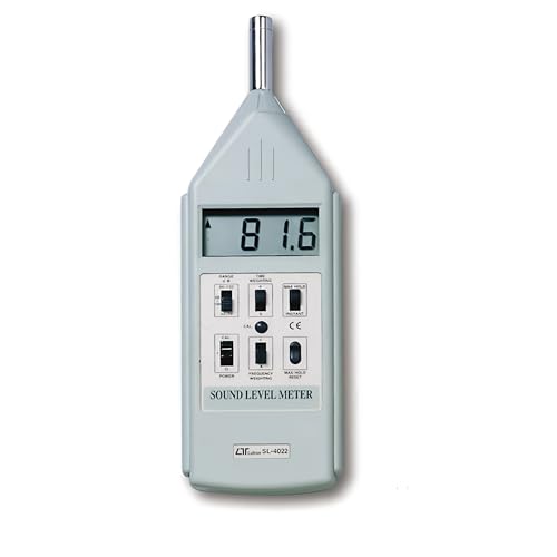 i-POOK SOUND LEVEL METER SL-4022 30 to 130 dB Decibel Meter Tester Noise Meter Auto range Separate probe AC output Memory functions dB Meter Volume Detector Sound Measuring meter made in Taiwan