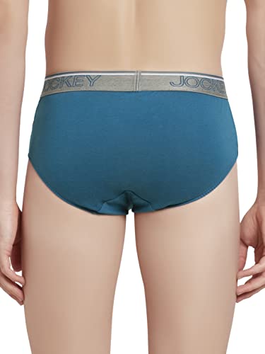 Image of Jockey 8037 Men's Super Combed Cotton Solid Brief with Ultrasoft Waistband