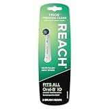 Reach® Trios™ Premium Clean Replacement Toothbrush Heads, Fits All Oral-B iO Electric Toothbrushes