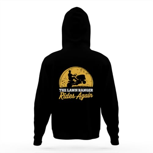 Funny Gardening Gift Vintage Lawn Mower Hoodies for Teen Girls Boys Lightweight Kangaroo Pocket Sweatshirt4