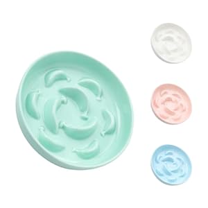 Ptober QE11XJ Katzennapf Keramik Pastellfarben