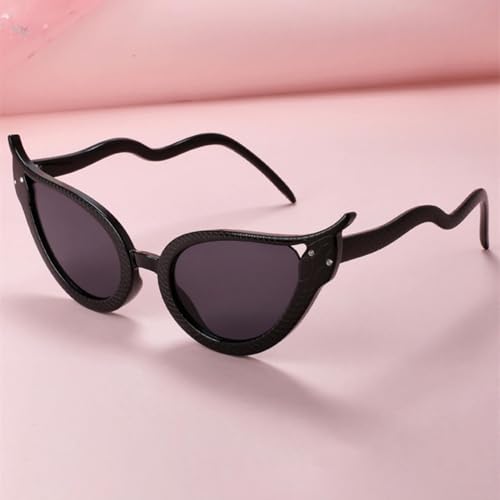 Fashion Cat Eye Women Serpentine Sunglasses Gradient Color Uv4003