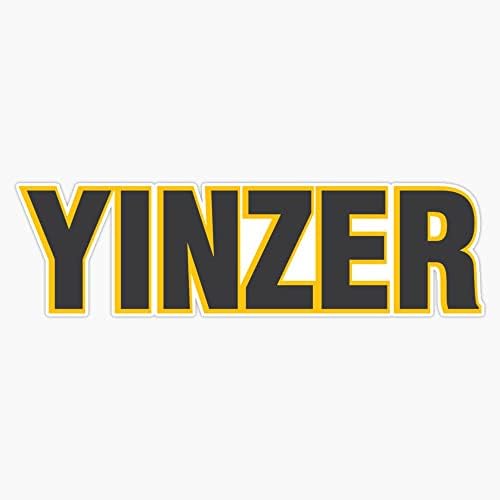Yinzer Sticker Bumper Sticker Vinyl Decal 5"