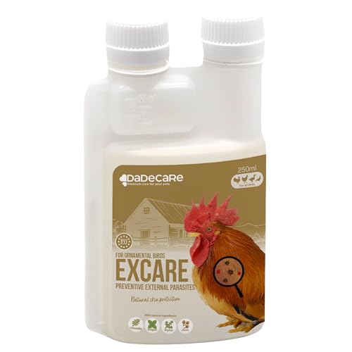 DADECARE Natural Pests Preventive 250 ml - Chickens Poultry and Exotics - Citronella Extract and Cloves - Natural Formula - Excare