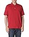 Nautica Men's Classic Fit Short Sleeve Solid Soft Cotton Polo Shirt, Nautica Red, Large