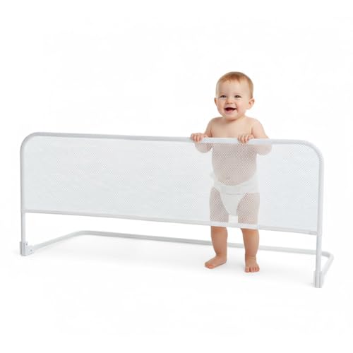 Lista de barreras cama jane mas vendidos - Genial! 5 PLASTIMYR Barandilla Cama 140 cm – Barra Seguridad Cama Niños Fácil de Instalar – Barandilla Seguridad Camas para Infantil y Cuna Bebe
