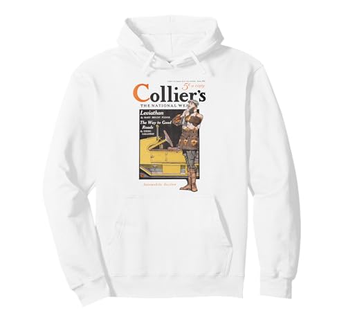 Portada de la Revista Collier Sudadera con Capucha