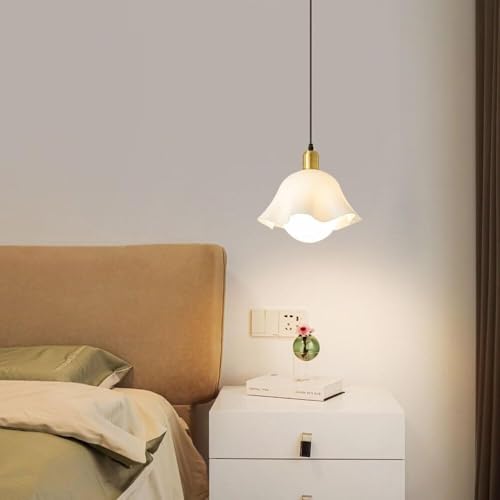 Lustre acrylique moderne E27 avec suspension réglable en cuivre pour plafond