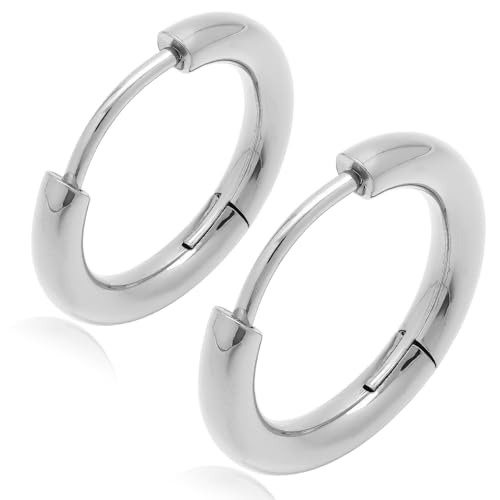 [Adelina Style] OsAX t[vsAX Y fB[X lC 2.5mm ςȂ  18G 1yA T[WJXeX sAXO AM[Ή (Vo[ a20mm)