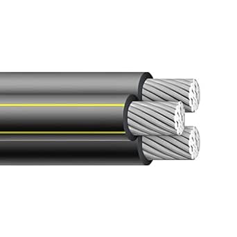 3/0, 3/0 & 1/0 Aluminum Triplex URD Direct Burial Cable (350): Amazon ...