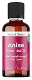 Viva Doria Anise Essential Oil, 100% Pure, Natural, Anise Star Essential Oil, Undiluted, for Aromatherapy | Food Grade, 30 mL (1 Fluid Ounce)