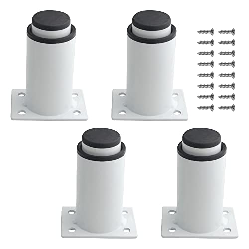 XINMEIWEN Lot de 4 pieds réglables en métal pour meubles - Pieds de meuble robustes - Support...