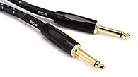 Straight 1/4-inch connectors, 5 ft./1.5 m length. Also available in 10 ft./3 m (BIC-10), 15 ft./4.5 m (BIC-15), and 20 ft./6 m (BIC-20) lengths. Custom 1/4-inch connectors with 24K gold-plated contacts Heavy-duty braided shielding for quiet operation...