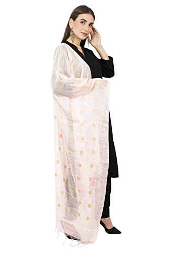 Image of Rhe-ana Women's Art Silk /Viscose Stole Dupatta for women | Stoles for Girls Stylish | Shawl And Stall For Ladies With Polka Dots 30 x 90 Inches