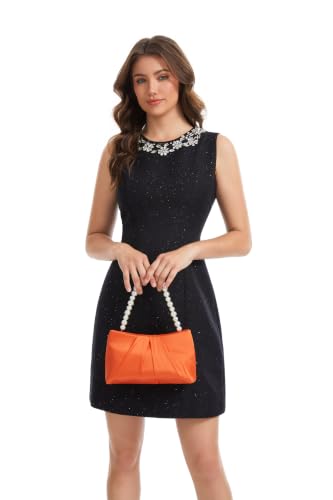 Image of Womens Evening Clutch Pearl, Bride Evening Clutch Purses for Women, Formal Clutch Purses for Women Evening Prom
