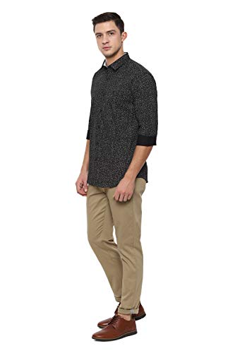 Image of Van Heusen Men's Printed Slim Fit Casual Shirt