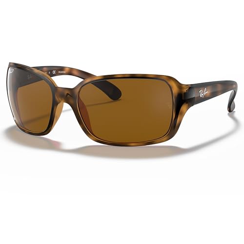 Ray-Ban RB4068 Square Shaped Sunglasses for Men & Women with Official RAYBAN Eyewear Kit