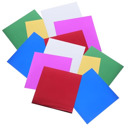 Papier aluminium origami 224 feuilles effet miroir métallisé pour loisirs créatifs