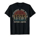 Millésime 1975 Cadeau Homme 51 Ans Anniversaire T-Shirt