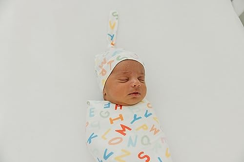 Copper Pearl Baby Beanie Hat Top Knot Stretchy Soft Webster4