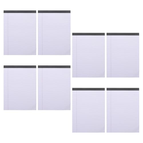 Blocs-notes juridiques A5 papier blanc lisse cahiers lignés détachables