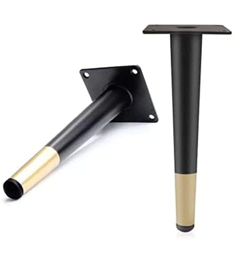 Veeomi Sofa Hardware 6" Long Cone BlackGold Sofa Leg Nalki Heavy Metal Premium Cone Shape Kulfi Leg Furniture Leg Home Décor BlackGold Set of 4 Sofa Legs (B0C7CTWCP8) Amazon Price History, Amazon Price Tracker