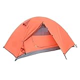 Tienda de campaña Tienda De Senderismo 1 Persona Desert&Fox, Tiendas De Campaña Individuales, Tienda Portátil Ligera con Bolsa De Transporte, Picnic De Viaje En La Playa Conveniente (Color : Orange)