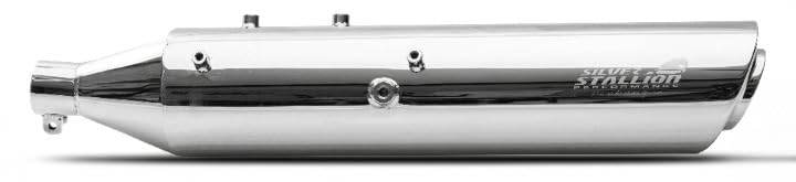 exhaust system for royal enfield classic 650, +2 bhp boost, +4.9 nm torque, lrt technology, premium build, deep bassy sound, silver finish